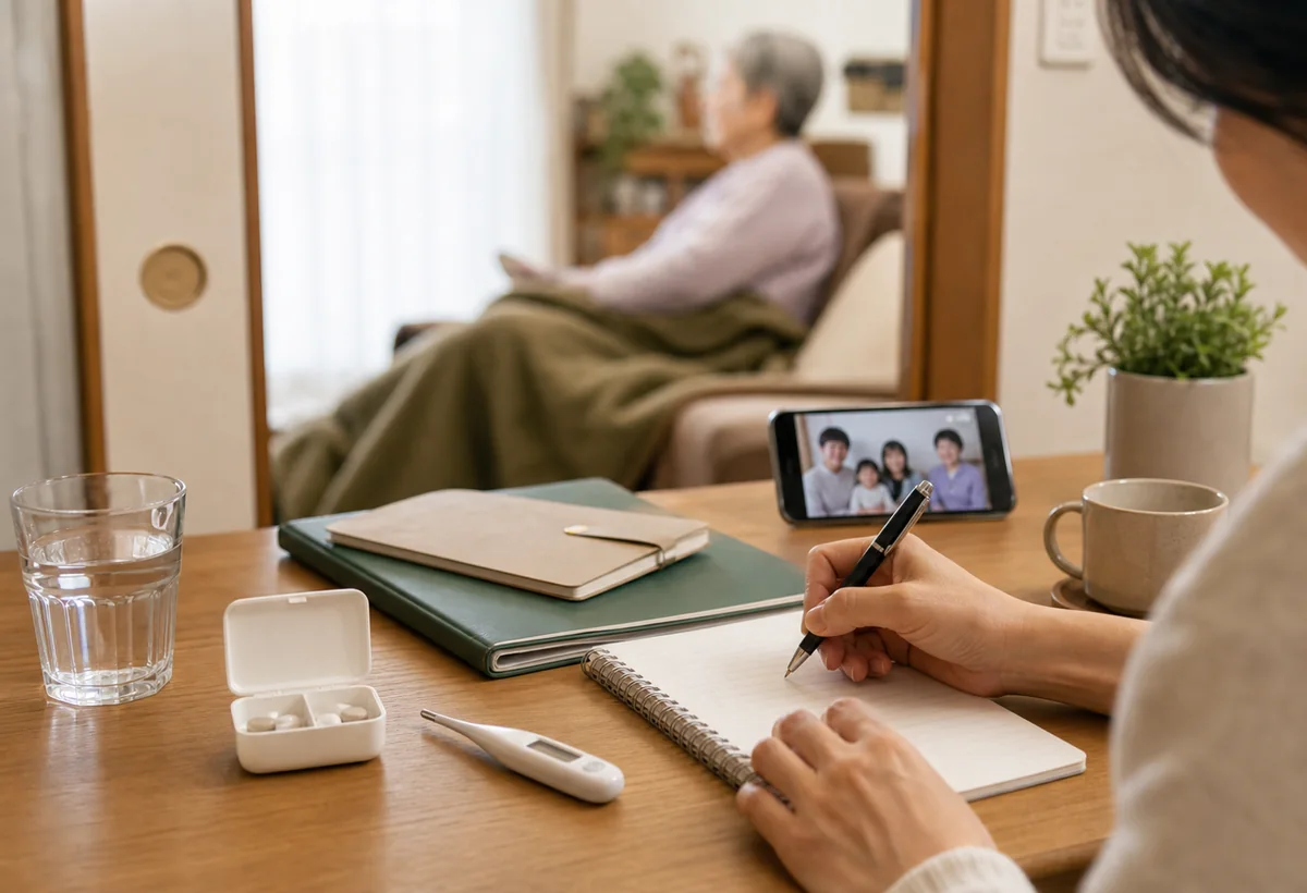 Japan Care Concierge explainer image for Caring for a Sick Parent in Japan: From Sudden Illness to a Workable Plan
