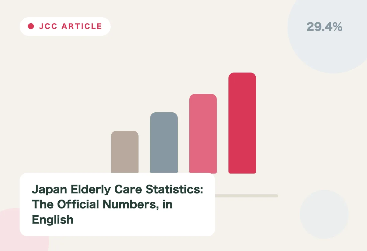 Japan Care Concierge explainer image for Japan Elderly Care Statistics: The Official Numbers, in English