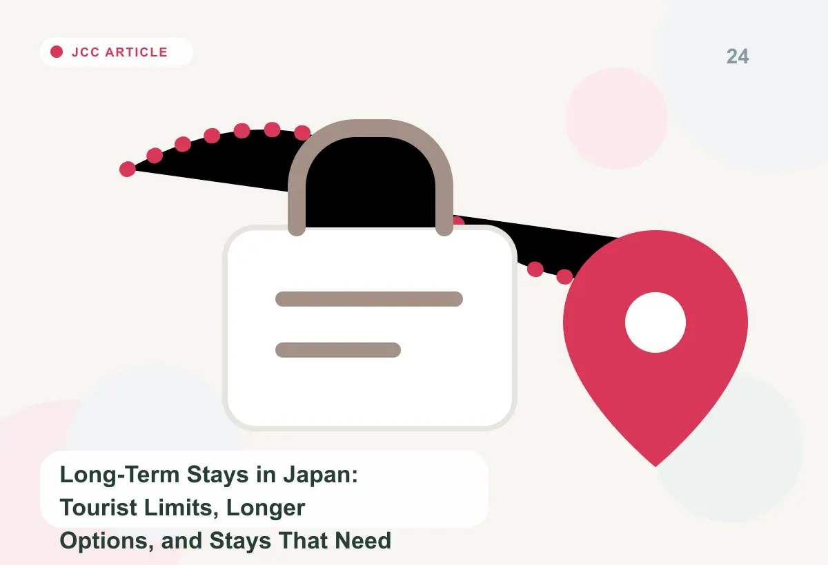 Japan Care Concierge explainer image for Long-Term Stays in Japan: Tourist Limits, Longer Options, and Stays That Need Support