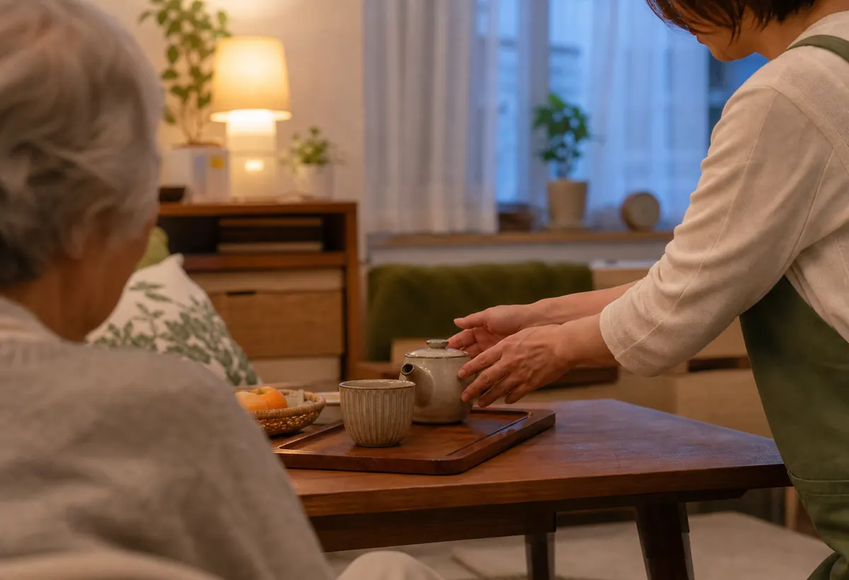 Japan Care Concierge explainer image for Responding to Sundowning and Difficult Dementia Behaviors in Japan